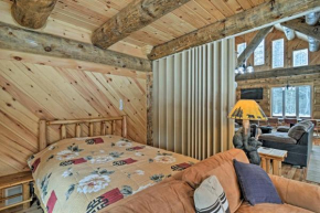 Custom Log Cabin with Deck and 45 Acres By Pine River!